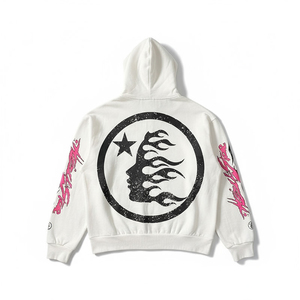 Maqueta gratuita sin pedido mínimo, sudadera con capucha pesada personalizada, impresión y estilo personalizados de primera calidad, fabricante de ropa streetwear. - Product Image 2
