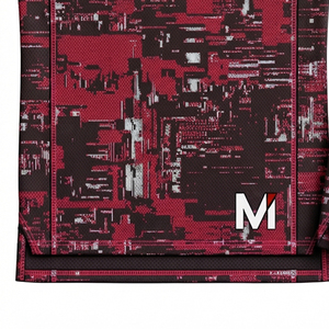 ชุดยูนิฟอร์มบาสเก็ตบอลแบบซับลิเมชั่นสั่งทำระดับมืออาชีพสำหรับทีมชาย เสื้อและกางเกงขาสั้น ชุดพิมพ์ลายสีเต็มรูปแบบ ชุดกีฬา - Product Image 3