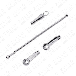 Premium 5 Piece Stainless Steel Acne Extractor Kit Professional Blackhead Remover <b>Tools</b> for Facial Skin Care - Product Image 2