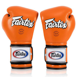 ถุงมือชกมวย Fairtex คุณภาพสูงระดับมืออาชีพ ทำจากหนังแท้  โลโก้สั่งทำได้ กันน้ำ แห้งเร็ว แบบผูกเชือก - Product Image 6