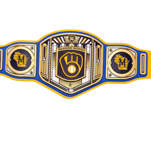Ceinture de champion des Milwaukee Brewers, ceinture de championnat sportive personnalisée, édition exclusive pour collectionneurs, ceintures de baseball - Product Image 2