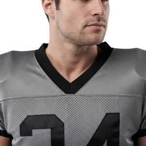 Ensemble de vêtements de sport personnalisés pour le football américain, pantalon et maillot, pour l'entraînement en équipe, la compétition, fabricant en gros, vêtements de performance pour les joueurs - Product Image 3