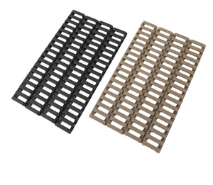 Bền chiến thuật cao su thang đường ray bao gồm 7 "Picatinny bảo vệ, Dễ dàng cài đặt nhanh chóng, 4 gói bộ - Product Image 3