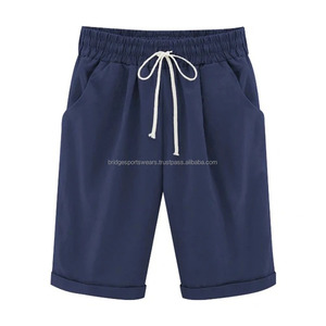 Shorts Deportivos Personalizados para Mujer, Cintura Elástica, Transpirables, de Algodón Ligero, para Gimnasio, Entrenamiento y Running - Product Image 2