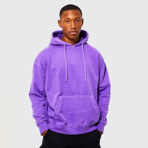 เสื้อฮู้ดดี้วินเทจแบบสั่งทำพิเศษ ผ้าฝ้ายฟลีซหนานุ่มทรงโอเวอร์ไซส์ สีซีดสไตล์สตรีทแวร์ แบบสวมหัว รับผลิตตามแบบ (OEM) ขายส่งจำนวนมาก - Product Image 1