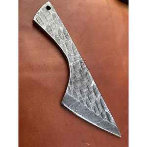 มีดสกินเนอร์เหล็กดามัสกัสแบบปรับแต่งได้ พร้อมด้ามไม้ลาย OEM ปลอกหนังสำหรับล่าสัตว์ - Product Image 2