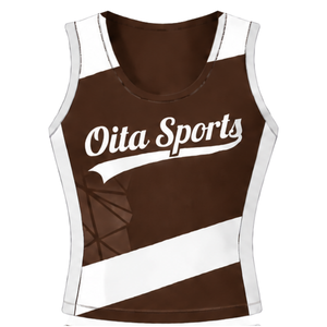 <b>Chocolate</b> Brown <b>Football</b> Jersey Sleeveless Sports Uniform Team Training Wear Custom Apparel Performance Clothing - Product Image 1