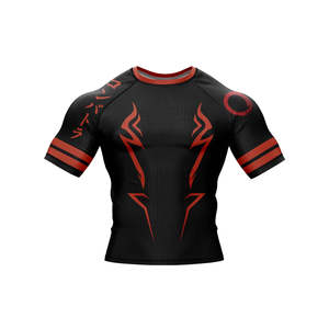 Brazilian Jiu Jitsu Boxing Rash Guard Set MMA Gym Compression Clothing with Custom Sublimation Design BJJ Boxing - Product Image 4