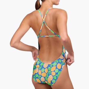 Traje de Baño de Una Pieza para Mujer, Venta al por Mayor, Personalizado, Estampado Floral, Sin Mangas, de Alta Calidad - Product Image 4