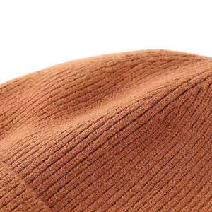 Gorro de Lana, Gorro de Invierno Grueso Unisex, Gorro de Punto para Adultos, Personalizado OEM, Gorro Cálido de Lana Acrílica Jacquard - Product Image 6