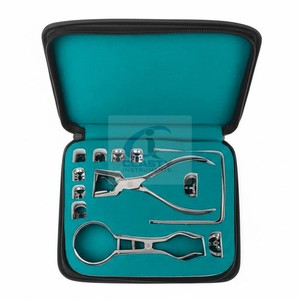 CLASTY INSTRUMENTS Kit d'instruments de dentisterie pour diaphragme gingival en acier inoxydable, comprenant une pince manuelle, outils chirurgicaux réutilisables, certifié CE Classe I 1 - Product Image 4
