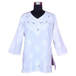 DR167 Summer Special Cotton Kurti Wholesale Designer Kurti Party Wear Cotton Kurta Western Party Wear Designer <b>Kurtis</b> New - Product Image 1