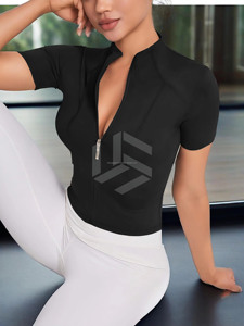 Nueva Camiseta sin Mangas Casual y Versátil de Moda para Mujer, Primavera-Verano, Chaleco Deportivo con Cierre - Product Image 6