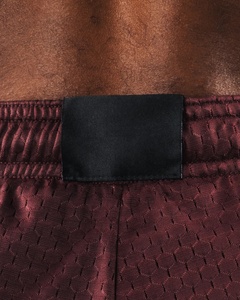 High Street Men's Custom Grappling Shorts Sports Wear Mid-<b>Thigh</b> Line Art 3D Mockup Solid Pattern Eco-Friendly Design 100% Cotton - Product Image 6