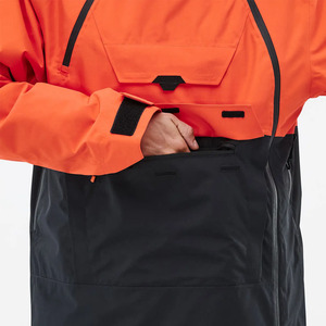 Chaqueta de Esquí Unisex Mon-tecc 2026, Color Borgoña/Negro, Talla Grande, Transpirable, Ligera, Impermeable 10,000mm, para Exteriores - Product Image 3
