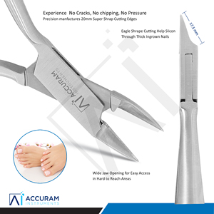 OEM Stainless Steel Cuticle Nipper Professional <b>Nail</b> Cutter Polish Satin Finish Manicure <b>Tool</b> - Product Image 4