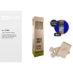 Papel de Regalo Primera 1X3M, Papel Kraft para Envolver - Product Image 1