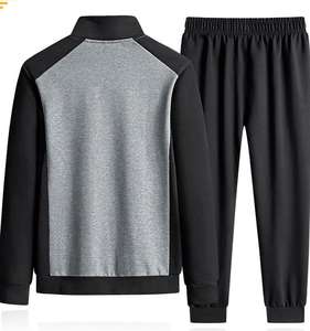 Conjuntos de Pantalones Deportivos y Sudaderas con Capucha Vintage de Poliéster Personalizados de Alta Calidad para Hombre - Product Image 3