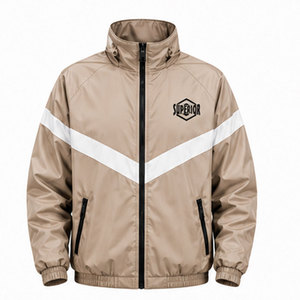 Men's Outdoor <b>Waterproof</b> Windbreaker <b>Jacket</b> <b>Lightweight</b> Hooded <b>Running</b> Hiking Sportswear Bulk Wholesale Manufacturer - Product Image 1