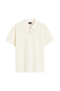Waffle de algodón de primera calidad para hombre, camisa de polo transpirable, antibolitas, hombro caído, patrón sólido, marca personalizada a la moda - Product Image 5