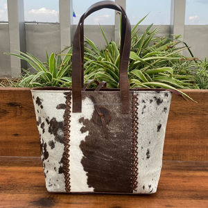 Bolso de mano de piel de vaca de alta calidad para mujer, bolso elegante con pelo en piel oculta, gran oferta, bolsos de diseñador para mujer, multiusos - Product Image 4