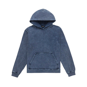 เสื้อฮู้ดดี้โอเวอร์ไซส์ผู้ชาย สไตล์สตรีทแวร์ ล้างสีแบบแอซิด ผ้าหนา ทรงวินเทจ ฟอกสี ทรงโอเวอร์ไซส์ แบรนด์สั่งทำ - Product Image 1