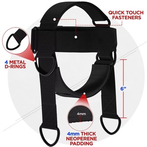 Harnais de tête réglable en néoprène léger pour la musculation – Protection professionnelle résistante à l'usure pour la sécurité et le fitness - Product Image 2