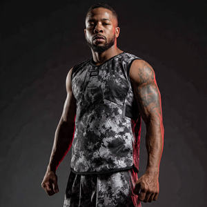 Débardeur de protection pour entraînement corporel par sublimation pour hommes, vêtement d'entraînement sans manches pour boxe et MMA, hauts de boxe imprimés pour hommes - Product Image 1