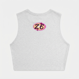 Premium Cotton Bird Eye <b>Mesh</b> White Pink <b>Crop</b> <b>Top</b> Shirt Blank Back Neck Logo Quick Dry Breathable Unisex Sports Yoga Training - Product Image 2