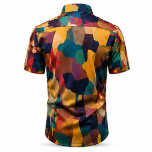 Camisa de Hombre Moderna con Estampado, Mezcla de Algodón, Corte Regular y Construcción Ligera y Transpirable - Product Image 2