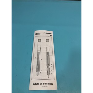 Électrode en verre pH combinée Metrohm 6.0233.100 - Équipement et pièces semi-conductrices de renommée mondiale à la pointe de la technologie - Product Image 6