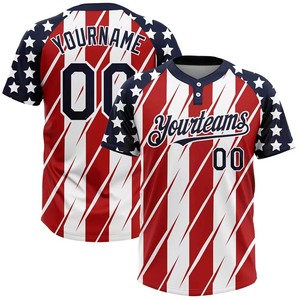 Maillot de baseball personnalisé respirant, séchage rapide, léger, uniforme sportif d'équipe avec impression personnalisée du numéro et du nom - Product Image 4