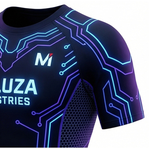 Professional American Football Training Uniform Set Breathable Stretch Printed Short Sleeve Jersey <b>Pants</b> MALUZA Industries - Product Image 5