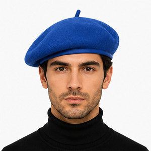 Soft Wool <b>Beret</b> Hat French Inspired Winter Fashion Headwear For Women And Men Premium Felt Comfortable Casual Styling - Product Image 2