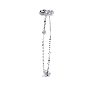 Romantic White Gold Diamond <b>Bracelet</b> With Round Brilliant Cut Natural Diamonds GIA Certified Everyday Wear Women's Jewelry - Product Image 4