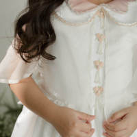 2024 Anna robe brodée à la main blanc robe de bal bébé filles Couture fée princesse Style Maxi Collection de vêtements pour enfants