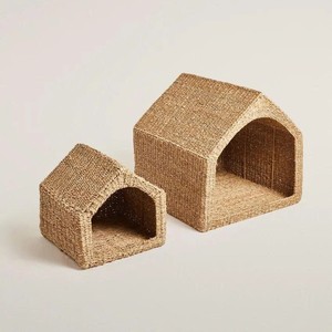 Cesta de Almacenamiento en Forma de Casa de Mimbre, Organizador de Juguetes, Casa para Mascotas, para Hogar, Hotel, Resort, Decoración de Dormitorio Infantil y Guardería - Product Image 3