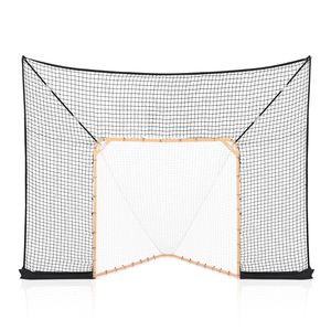 ตาข่ายสำหรับฝึกกีฬาฮอกกี้ลาครอสขนาด12X9ฟุตตาข่ายฝึกเป้าหลัง - Product Image 1