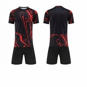 เสื้อฟุตบอลสำหรับผู้ใหญ่ แห้งเร็ว ผลิตจากโพลีเอสเตอร์ 100% พิมพ์ลายด้วยความร้อน เหมาะสำหรับการฝึกซ้อมฟุตบอล - Product Image 6