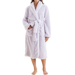 Breathable Lounge Wear <b>Women</b> <b>Fluffy</b> Colorful Bathrobes <b>Dressing</b> <b>Gown</b> 100% Terry Cotton - Product Image 1