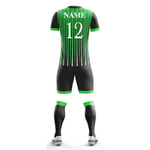 Team Wear Jersey with Short Set Manufacturer Club Uniform Men's Apparel Soccer Uniform Kits Training Wear <b>Compression</b> Jersey - Product Image 3