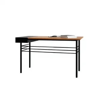 Escritorio Rectangular Minimalista de Madera, Muebles Modernos de Oficina, Diseño de Oficina en Casa Independiente - Product Image 1