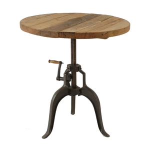 Morgan Reclaimed <b>Table</b> Handcrafted <b>Rustic</b> Solid <b>Wood</b> <b>Dining</b> <b>Table</b> with Vintage Reclaimed Timber Design and Natural Finish - Product Image 1