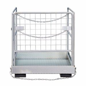 Gabbia di Sicurezza per Carrelli Elevatori 36"x36" ad Alta Resistenza con Capacità di 1150 libbre, Piattaforma di Lavoro per Carrelli Elevatori, Garantisce la Sicurezza - Product Image 5