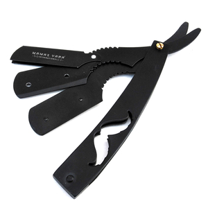 Navaja de Afeitar Profesional para Barbería, Navaja de Afeitar de Acero Inoxidable de Primera Calidad, Navaja Clásica para Cortar Barba y Bigote, Calidad de Salón - Product Image 1