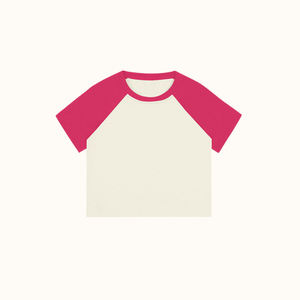 Crop top tendance pour jeunes filles et femmes, t-shirt court de marque pour l'été, tee-shirt élégant et sportif pour filles adultes. - Product Image 2