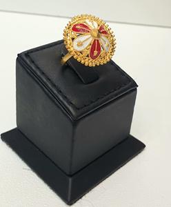 Colección Africana 4GRM Dubai, Chapado en Oro de 24K, Nuevos Diseños Árabes, Piedras Sintéticas Azules y Blancas, Gran Venta, Nuevo con Descuento - Product Image 2