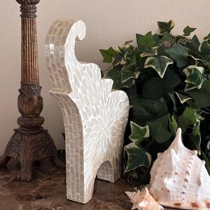 Statuette d'éléphant en nacre, artisanat de haute qualité, figurines laquées pour la décoration de la maison - Product Image 5