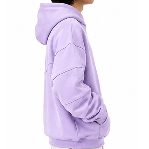 เสื้อฮู้ดดี้โอเวอร์ไซส์สั่งทำพิเศษ ยูนิเซ็กซ์ ผ้าฝ้ายฟลีซหนานุ่ม สตรีทแวร์ รับผลิตแบบ OEM ODM แบรนด์ส่วนตัว ขายส่งจำนวนมาก - Product Image 4