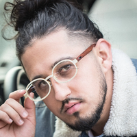 Verres transparents à monture en bois Lunettes glacées hip hop vintage rondes en or 14 carats pour hommes